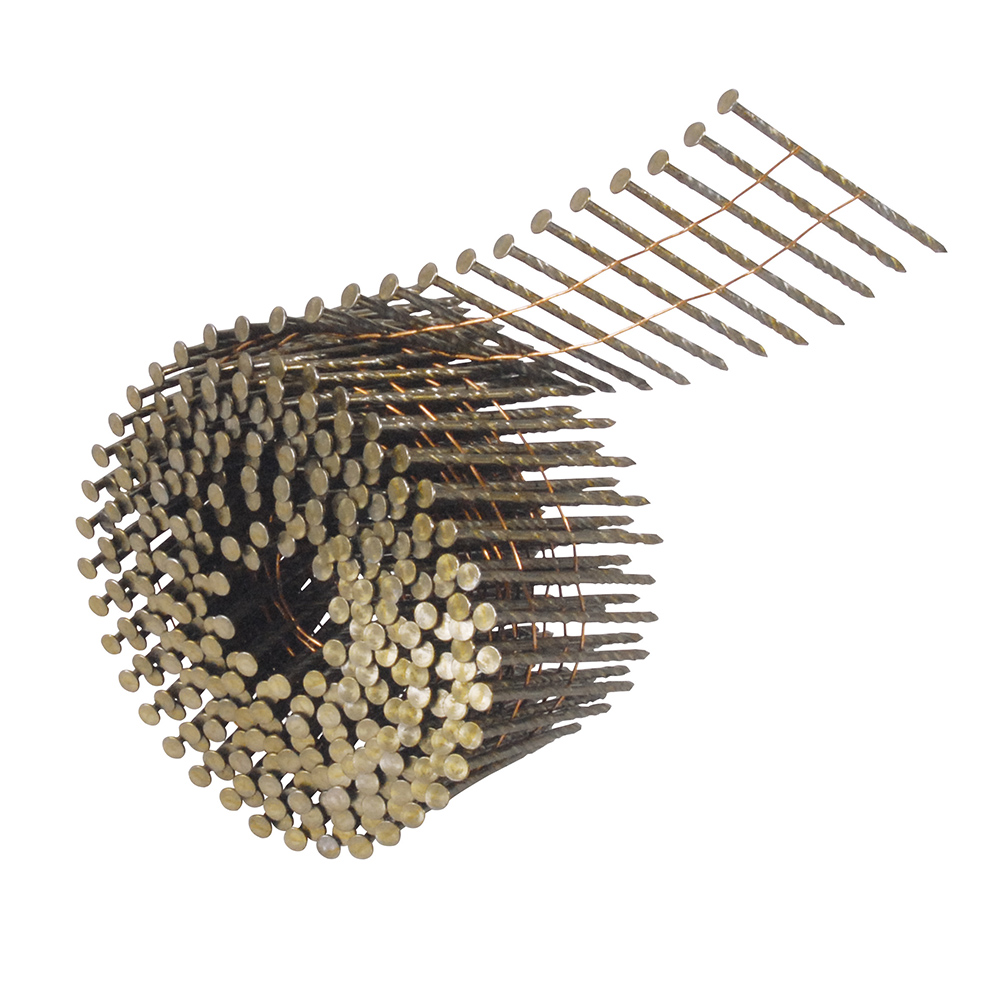 Clavos en rollo de 300 para clavadora neumática calibre 12, 2" Surtek