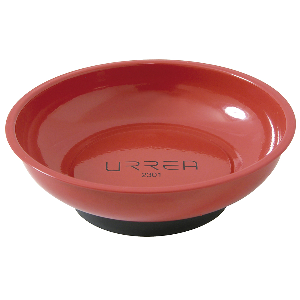 Charola magnética con cubierta de pintura electrostática, redonda 15 cm Urrea