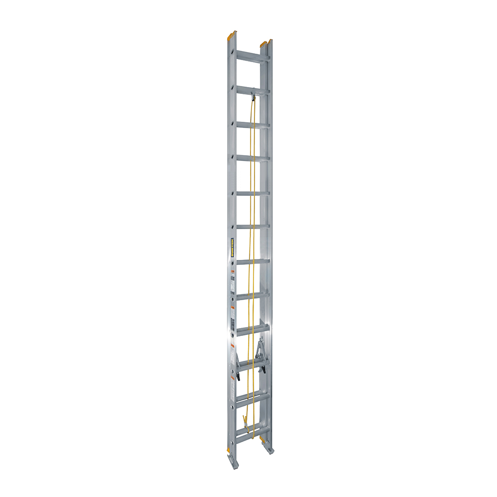 Escalera de extensión tipo III de aluminio con 24 peldaños Surtek