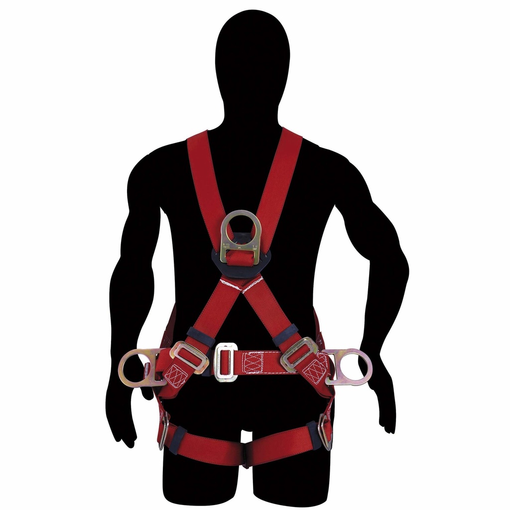Arnés de seguridad de suspensión con cinturón, talla 36-40 Urrea
