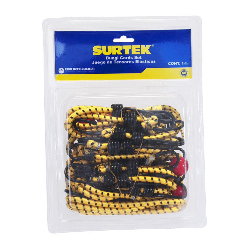 Juego de tensores elásticos, 12 piezas Surtek