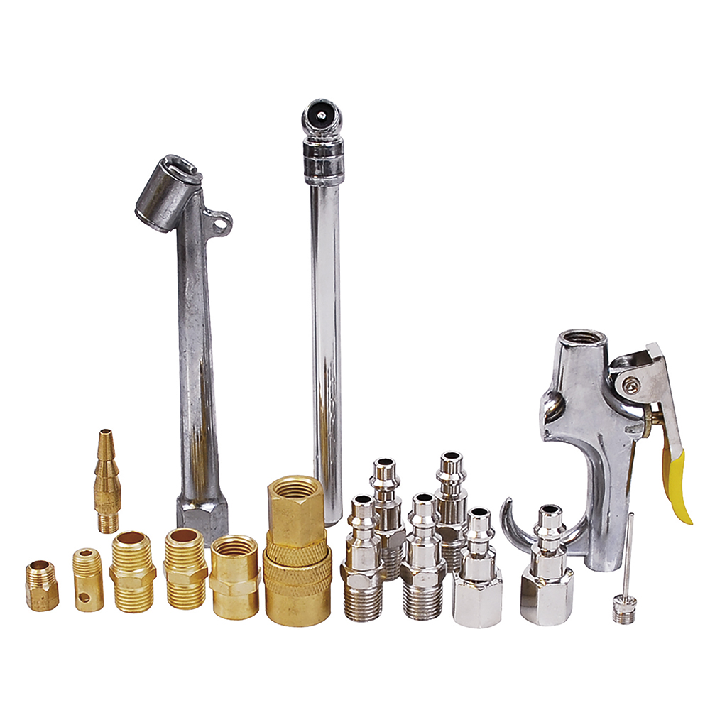 Juego de accesorios neumáticos, 17 piezas Surtek