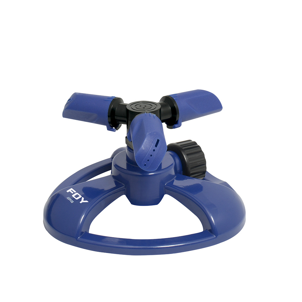 Aspersor estacionario con base plástica de 3 brazos, 3/4" GHT Foy