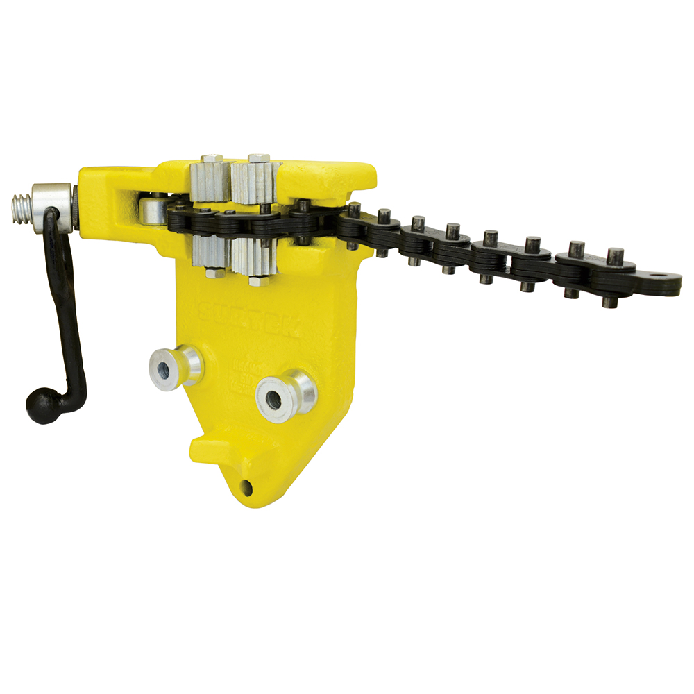 Prensa de cadena para tubos de 1/8" a 3-1/2" Surtek