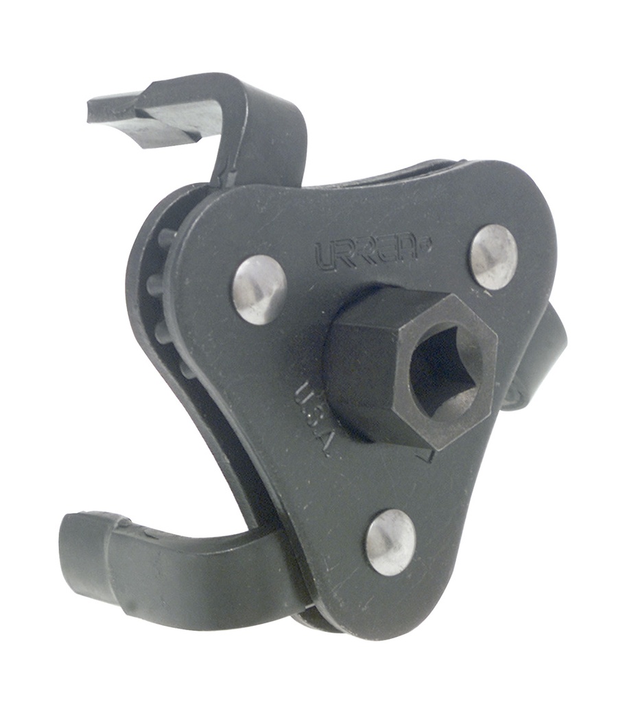 Llave autoajustable de 3 brazos para quitar filtros  de 3/8" de 2-7/16" a 3-3/4" Urrea