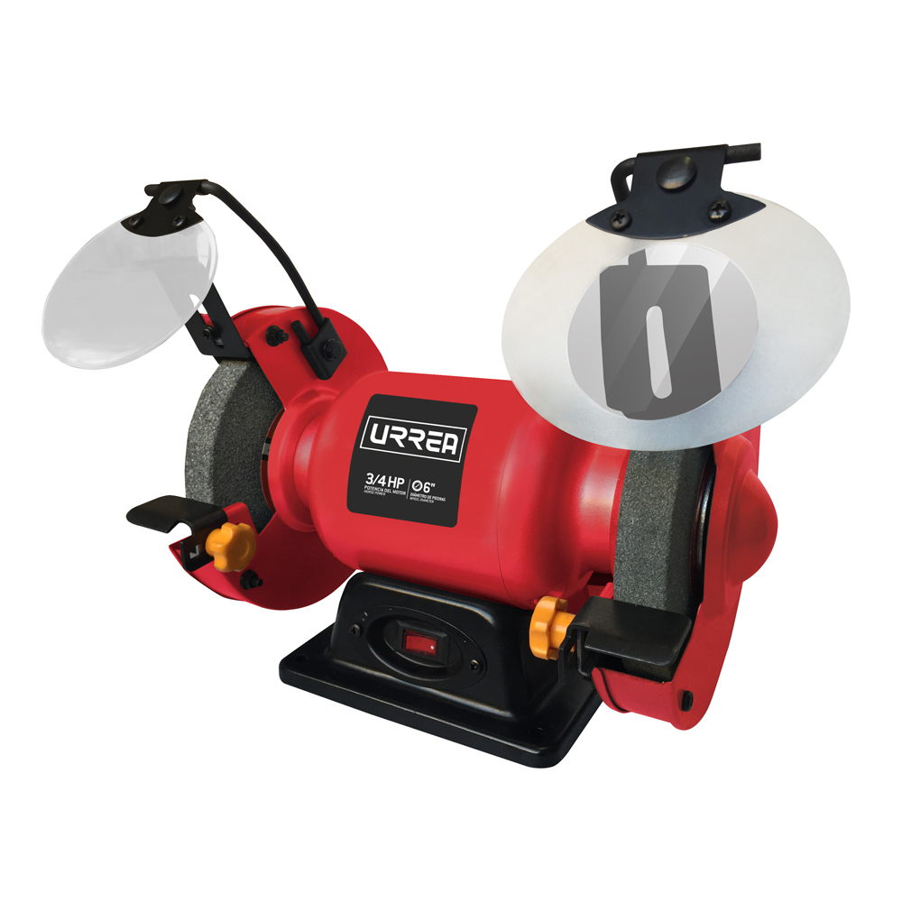 Esmeril de banco 6" 3/4 HP 570 W 127 V, 3450 RPM Urrea