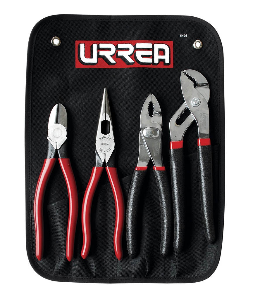 Juego combinado de pinzas, 4 piezas Urrea