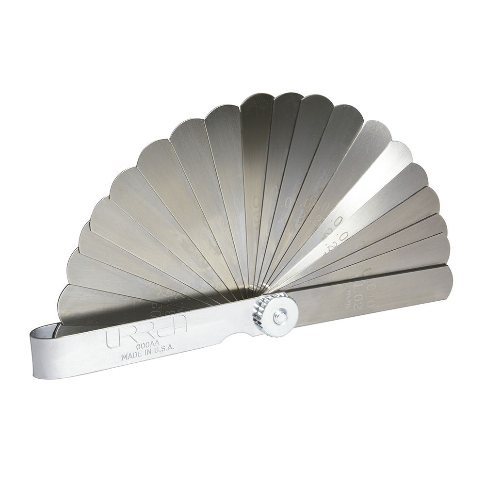 Calibrador en pulgadas 25 hojas Urrea