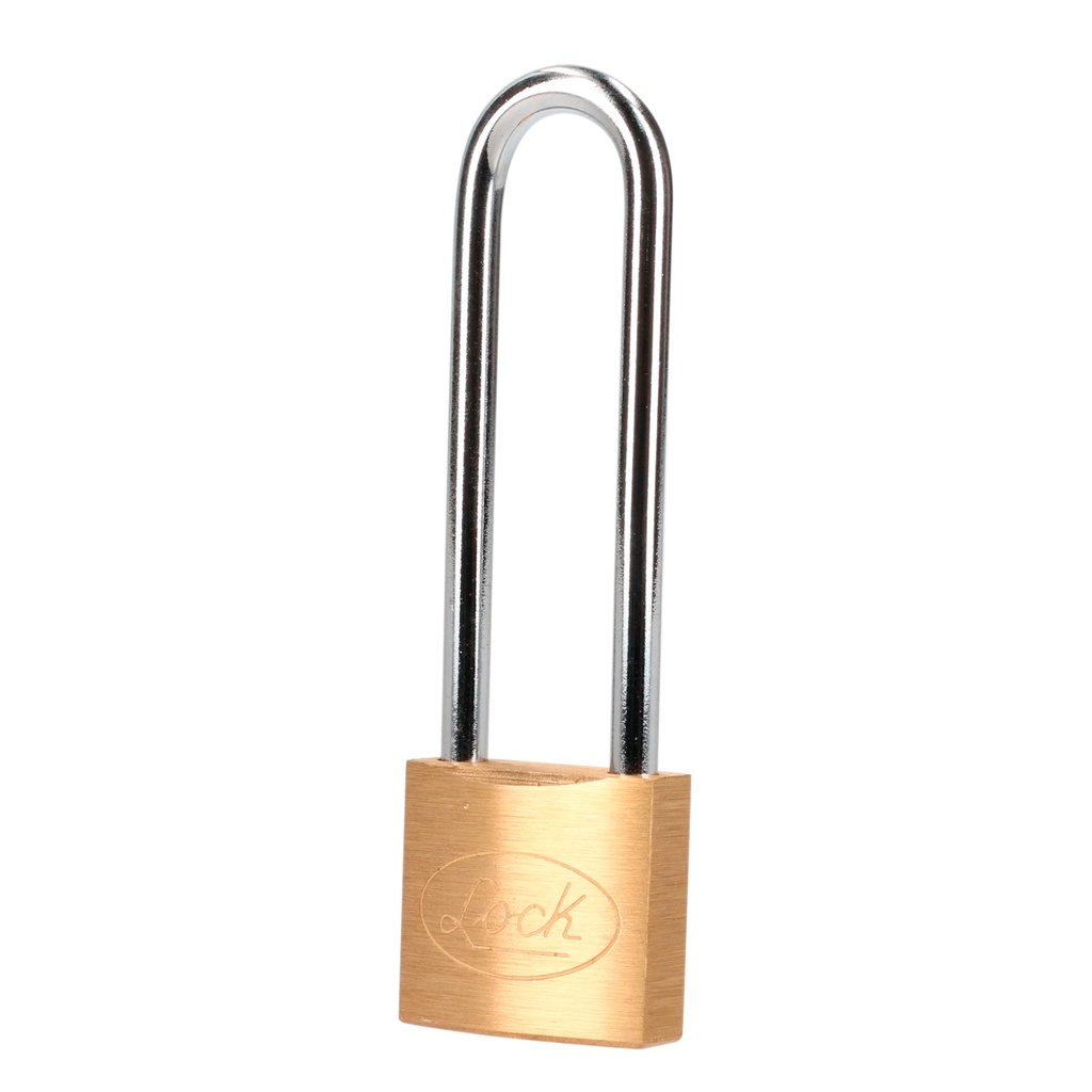 Candado de latón extra largo 30 mm, llave estándar Lock