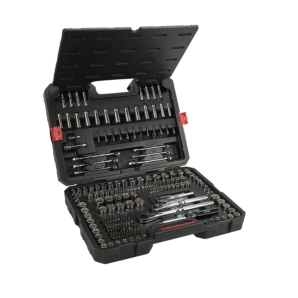 Juego combinado de herramienta para mecánico 230 piezas, con maletín plástico Urrea