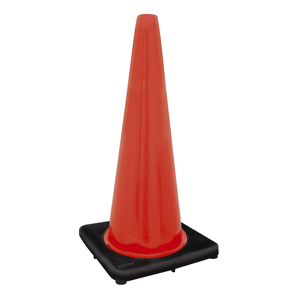 Cono de precaución sin banda reflejante, 90 cm Surtek