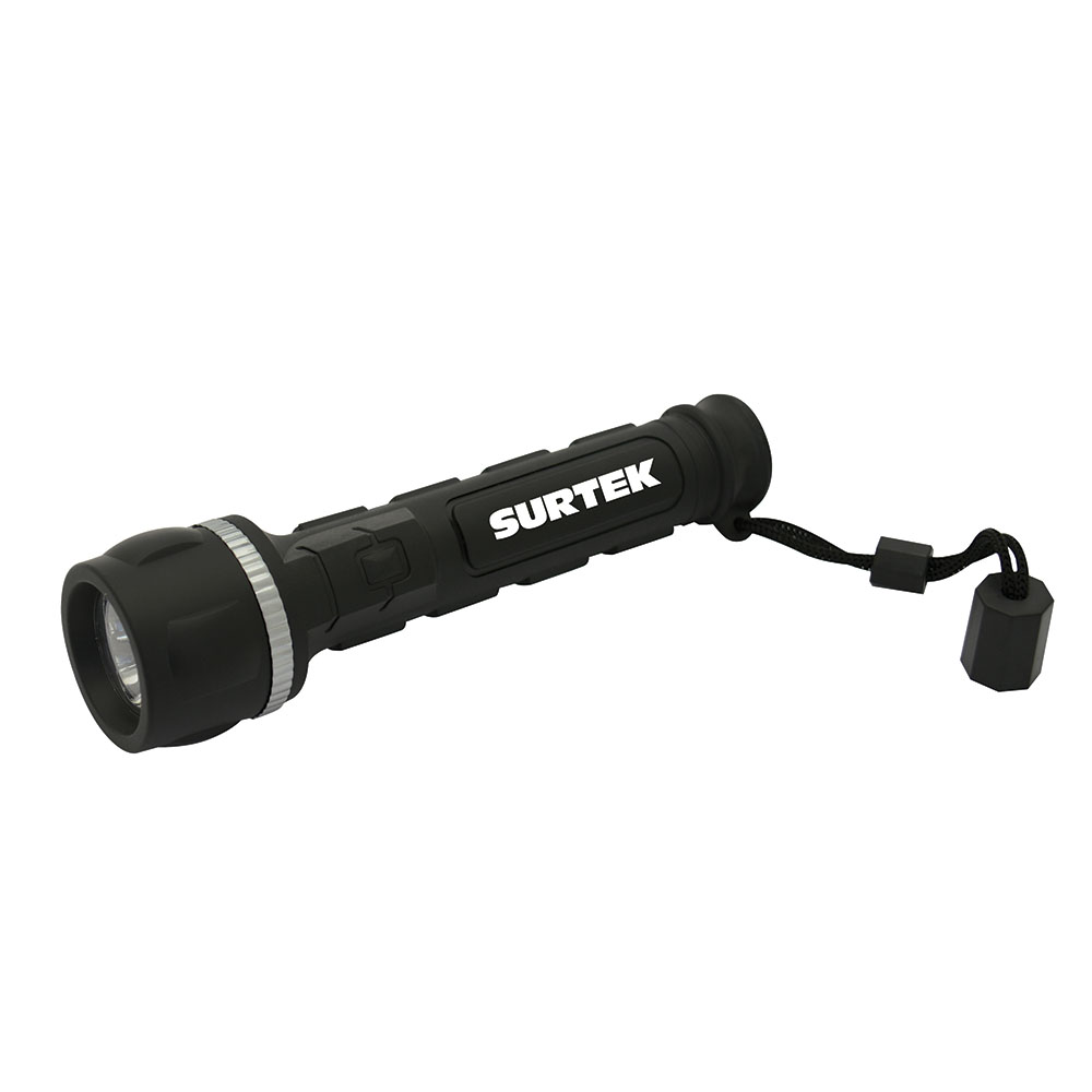 Linterna de LED anti-impacto a baterías 2 pilas "AA" de 12 l Surtek