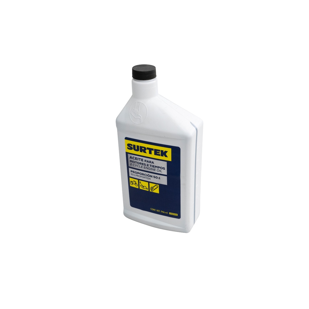 Aceite mineral dos tiempos 50:1, 946 ml Surtek