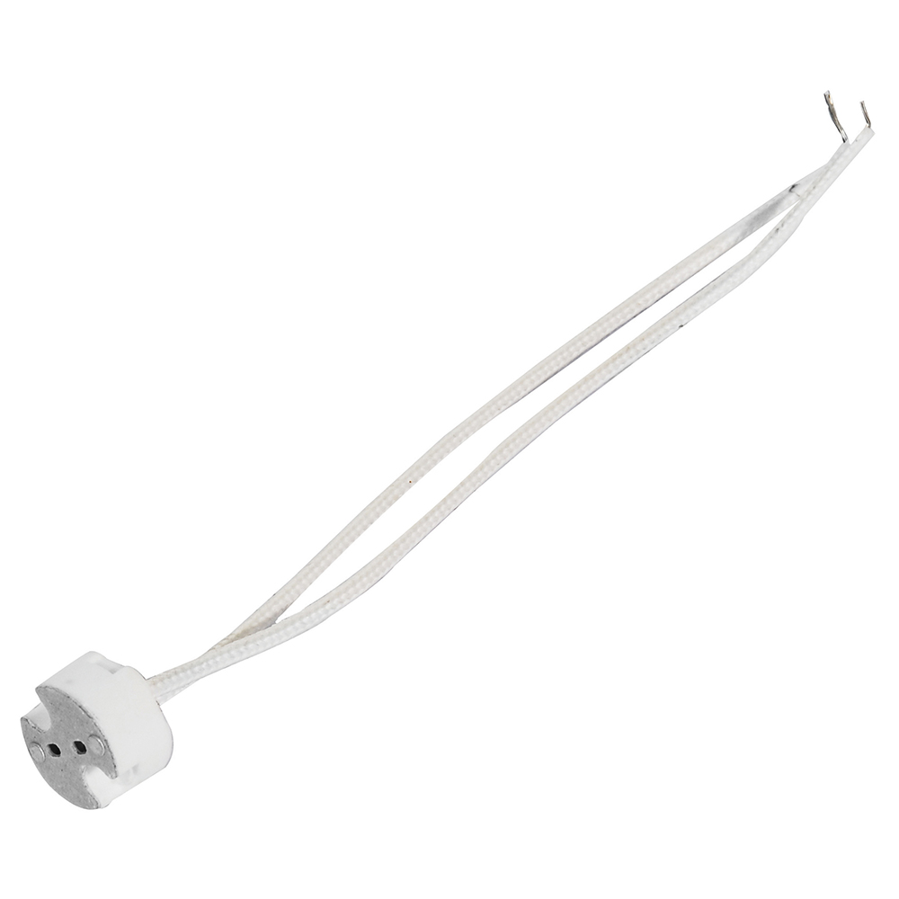 Portalámpara para MR base BIPIN 2 cm, color blanco Surtek