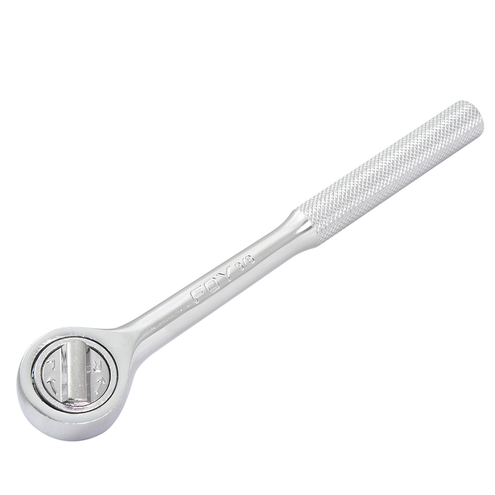 Matraca reversible cabeza redonda, para dado cuadro de 3/8" Foy