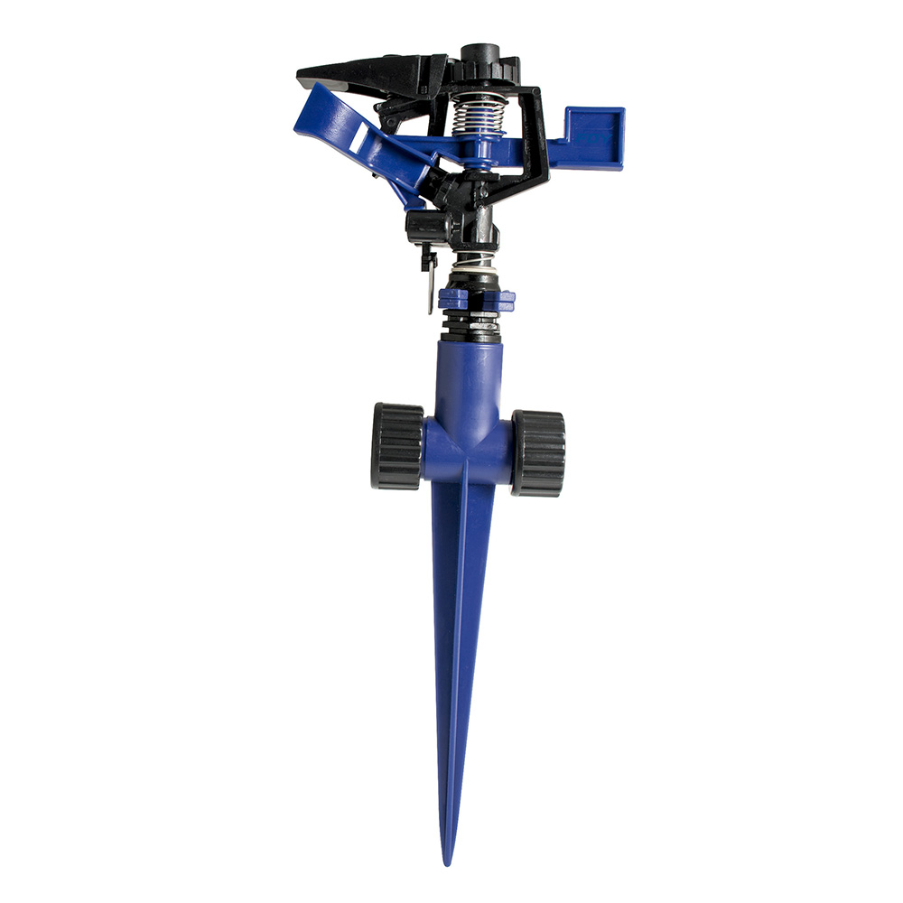 Aspersor estacionario con base metálica de 2 brazos, 3/4" GHT Foy