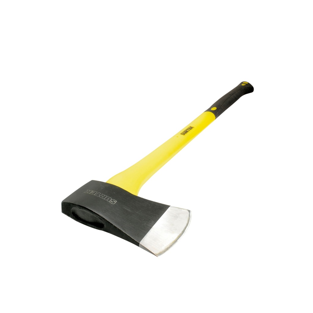 Hacha tipo Michigan de cabeza forjada en acero con mango de fibra de vidrio,36", 3-1/2 lb Surtek