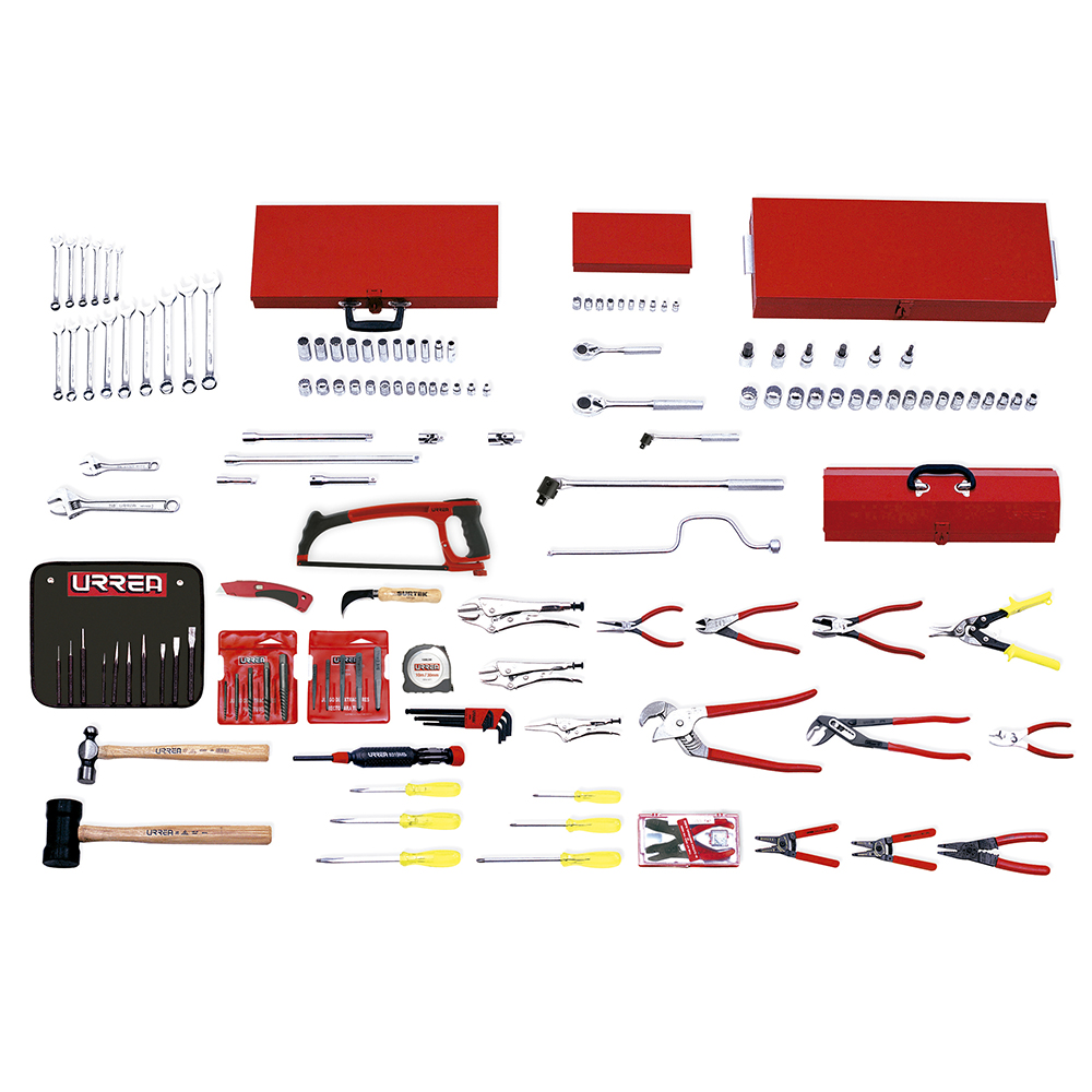 Juego básico industrial métrico 137 piezas Urrea