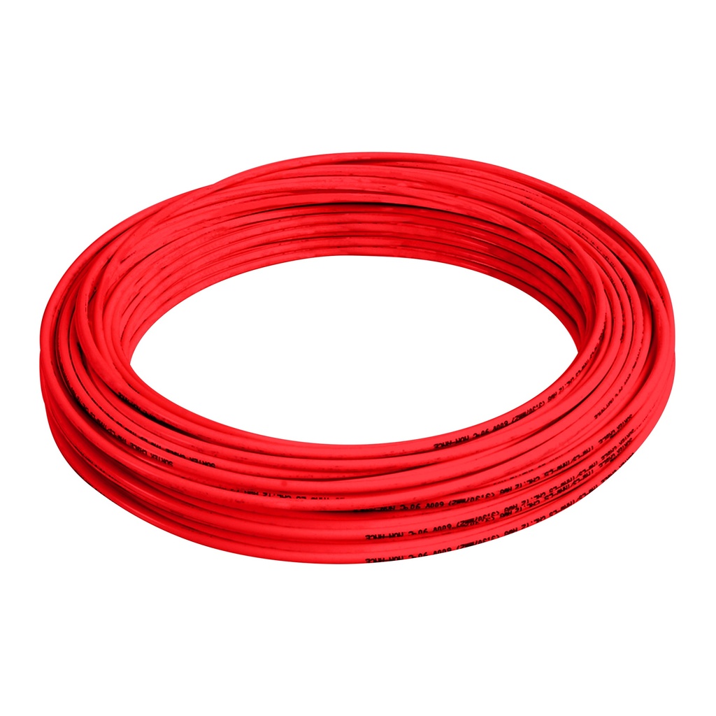Cable eléctrico THW calibre 12, 100 m color rojo Surtek