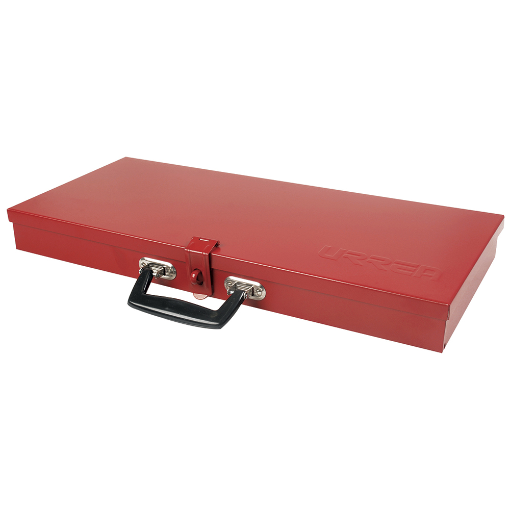 Caja metálica usos múltiples color rojo 19" x 8" x 1" Urrea