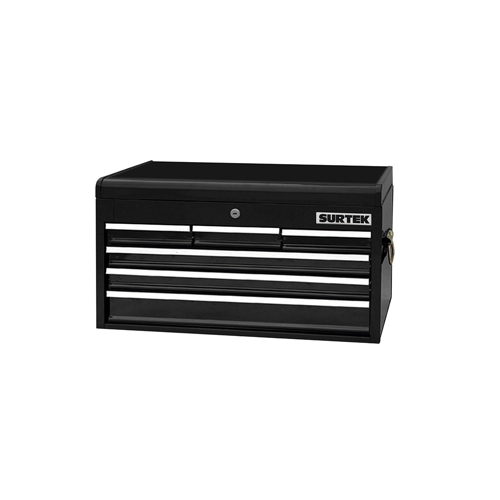Gabinete superior color negro 6 gavetas 26" Surtek