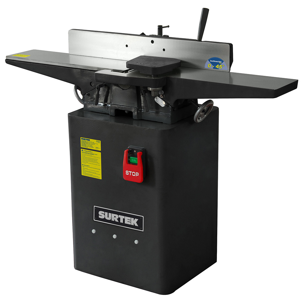 Canteadora 6" 750 W 120 V, 5200 RPM con guía montada con ajuste de inclinación hasta 45° Surtek