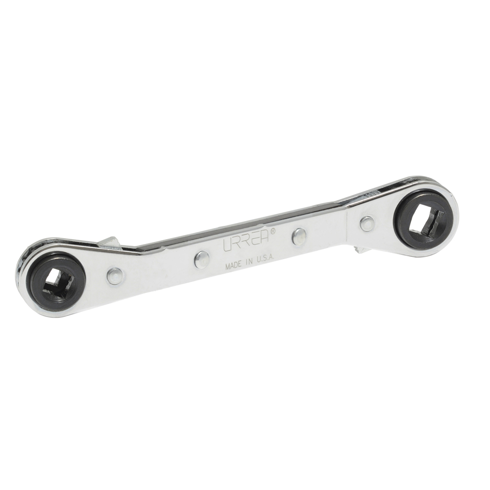 Llave de estrías de matraca para refrigeración en pulgadas, 1/4" x 3/16"- 3/8" x 5/16" Urrea