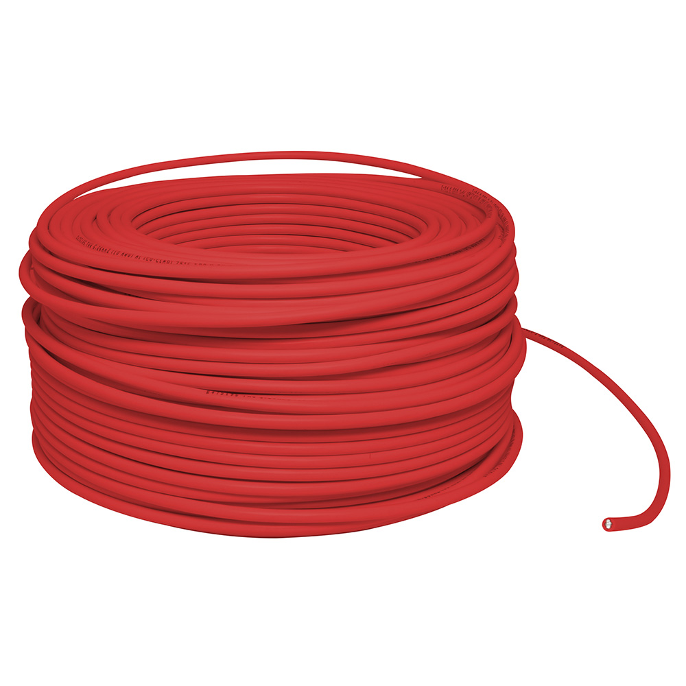 Cable eléctrico THW calibre 10, 100 m color rojo Surtek