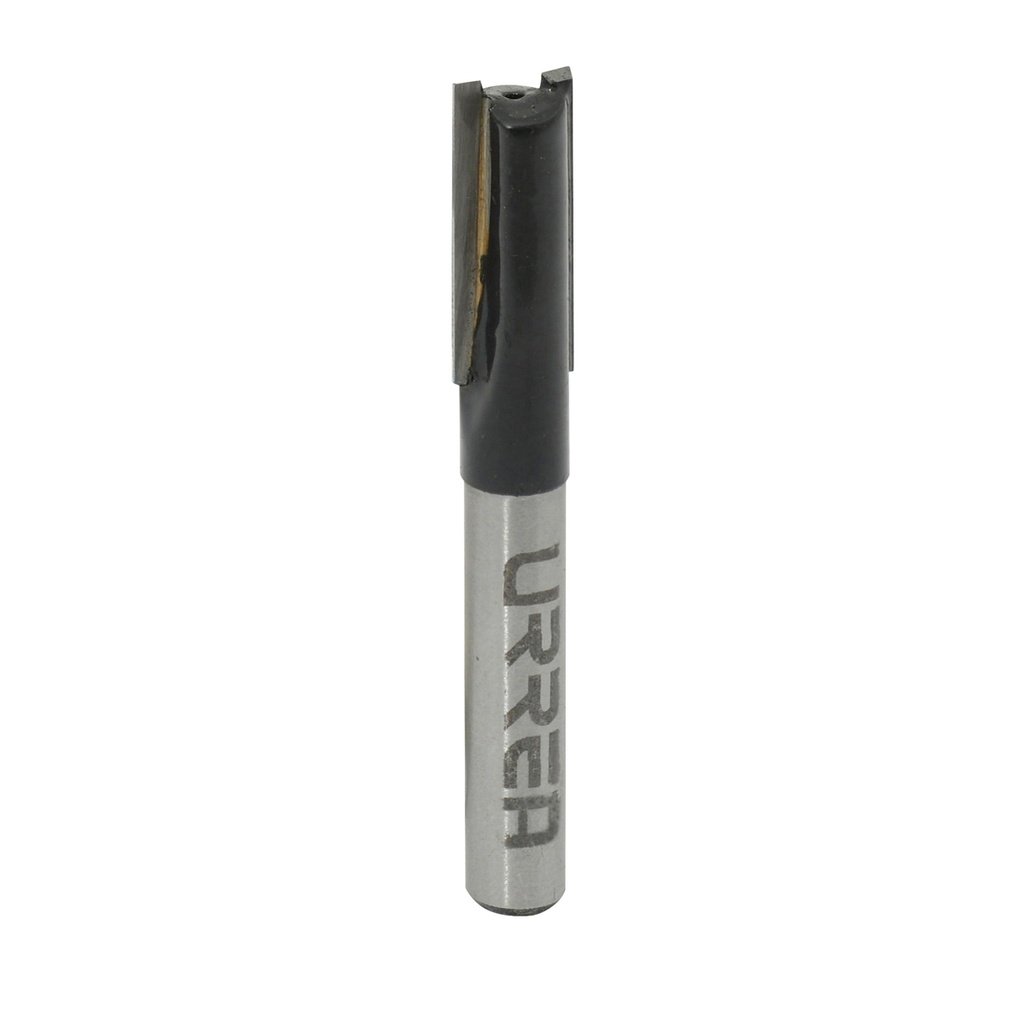 Broca para router de acero recta de 2 filos 1-1/4" zanco de 1/2" Urrea