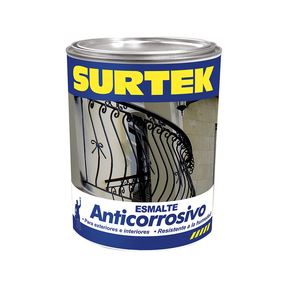 Esmalte anticorrosivo 1 Lt color blanco Surtek