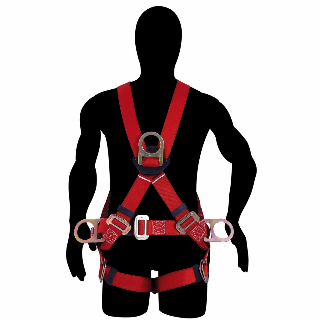 Arnés de seguridad de suspensión con cinturón, talla 40-44 Urrea