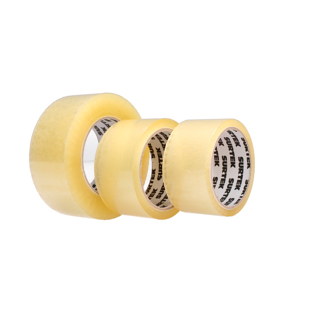 Cinta transparente de acrílico para empacar 48 mm x 50 m Surtek