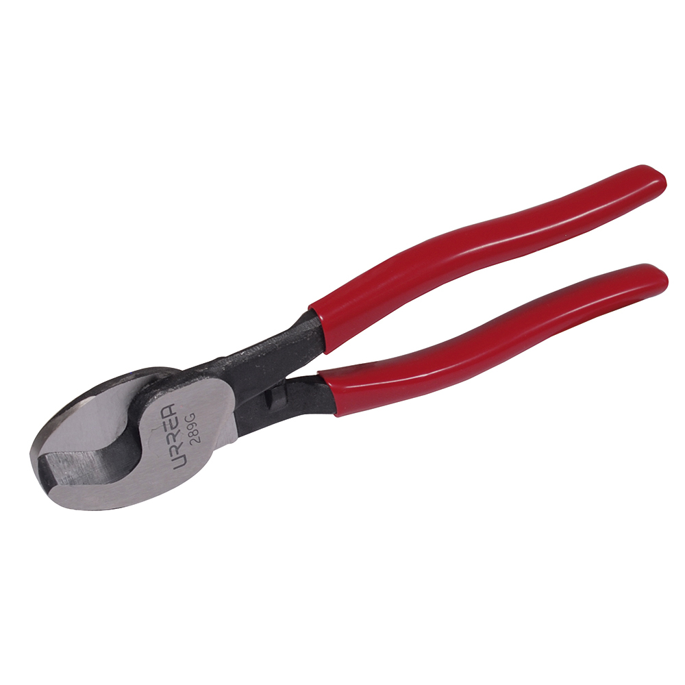 Tijera corta cable de cobre AWG 1/0 con mango rubber grip, 9-1/4" Urrea