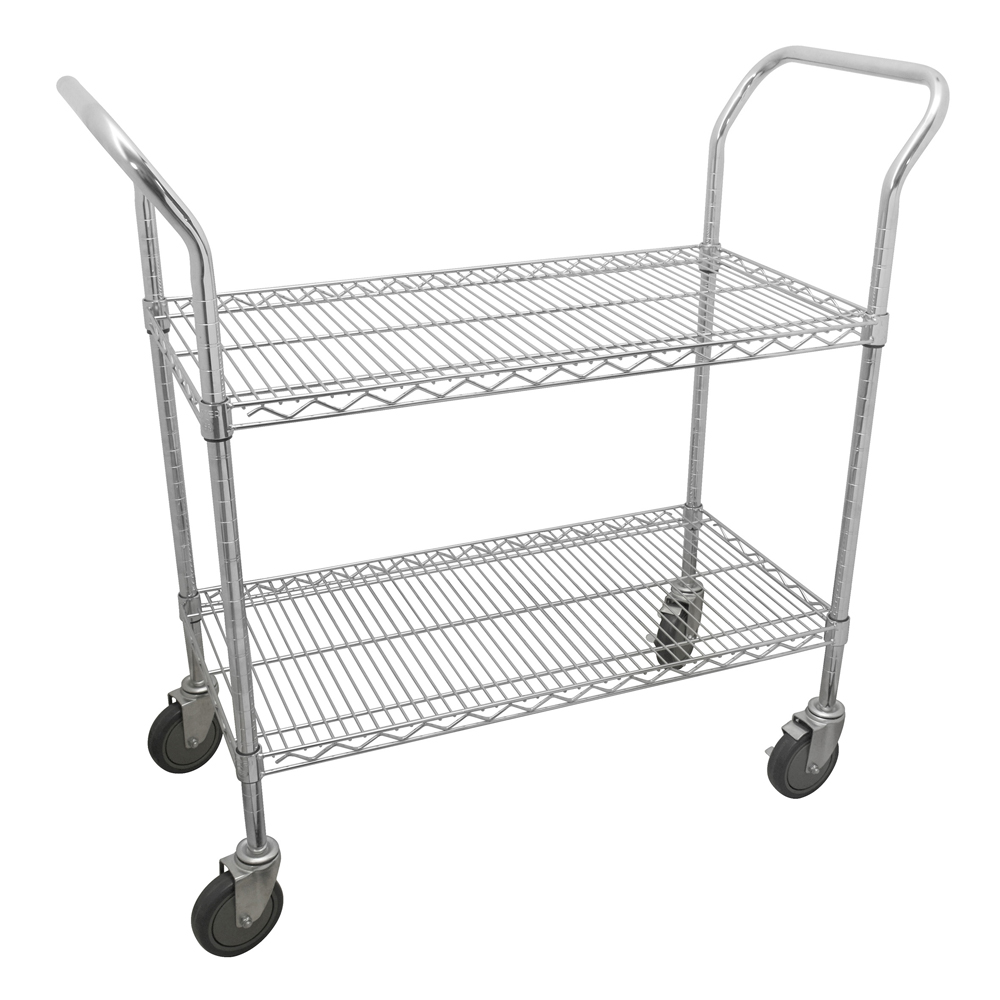Carro utilitario de alambre 2 niveles 36" x 24" Urrea