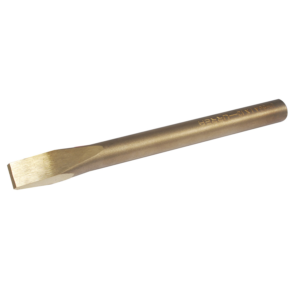 Cincel de bronce-aluminio antichispa de 1-3/16" x 12" Urrea
