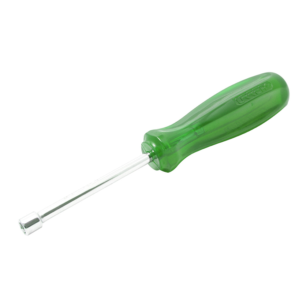 Destornillador con mango ámbar color verde, de caja en pulgadas 11/32" x 3" Urrea
