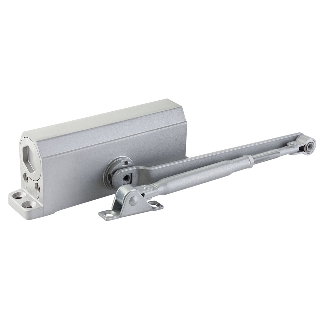 Cierrapuertas hidráulico con capacidad de 45-65 Kg, 180° apertura en espera Lock