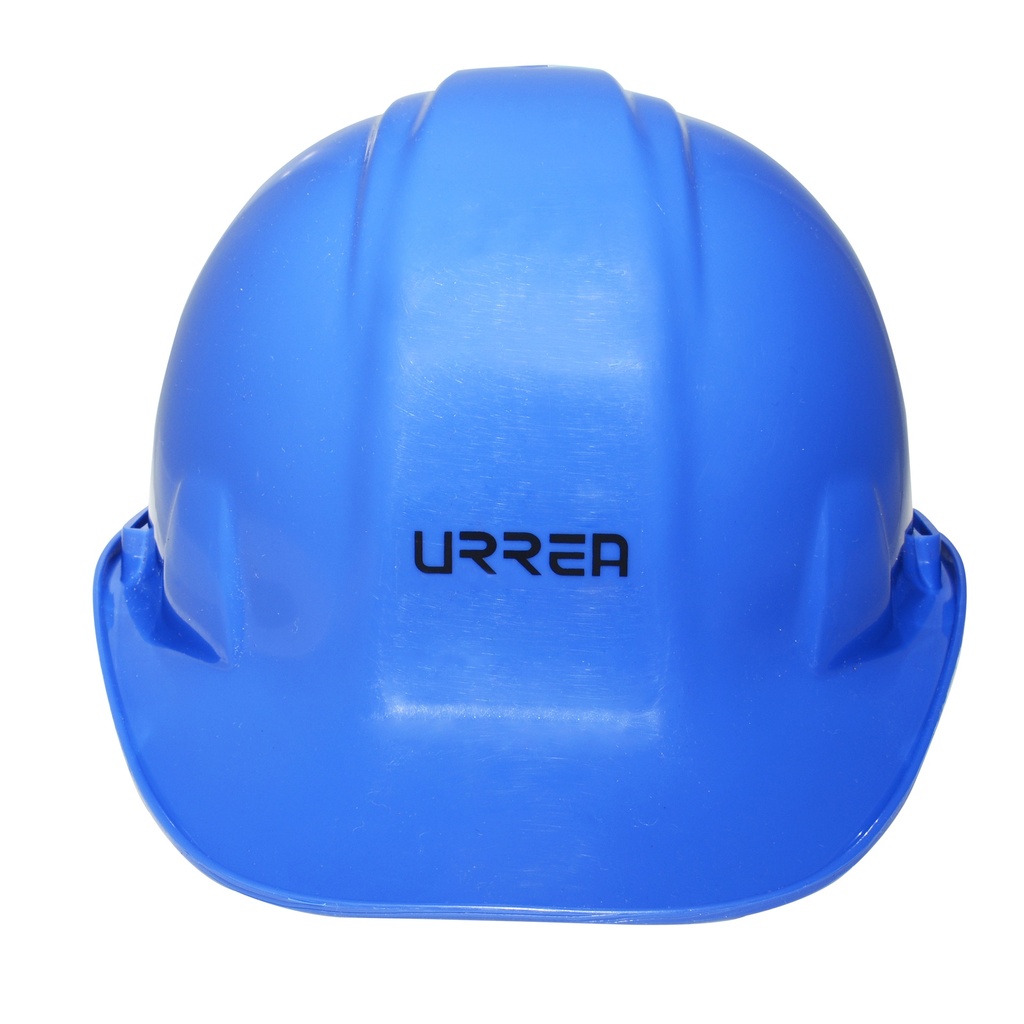 Casco de seguridad con ajuste de intervalos de 4 puntos, color azul Urrea