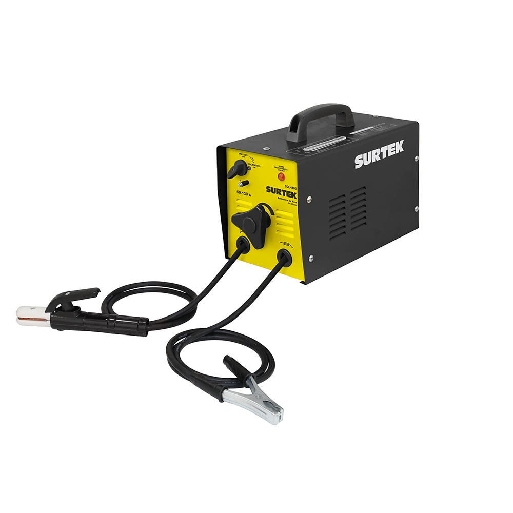 Soldadora de transformador por arco para electrodos 110 V, 50 - 130 A Surtek
