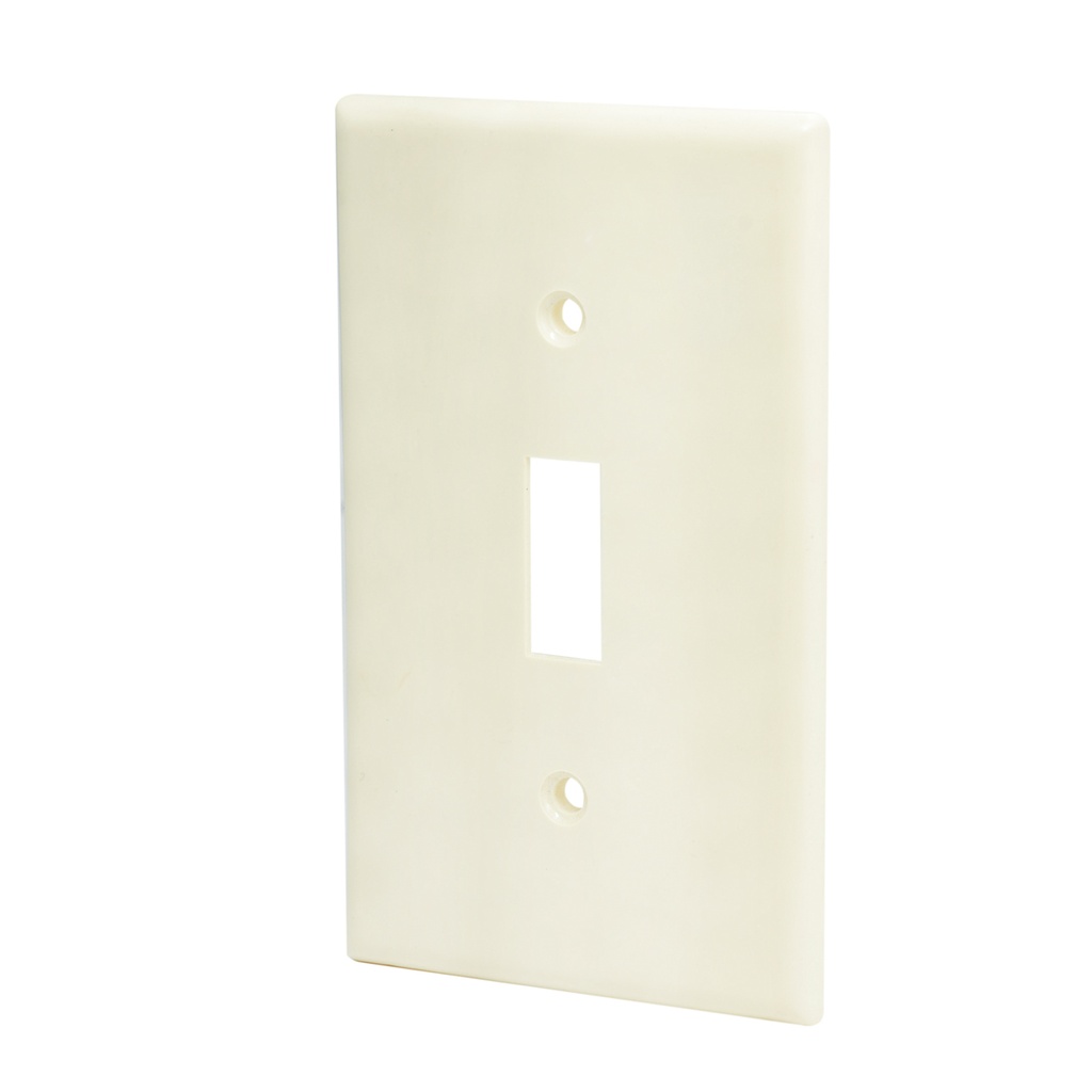 Placa apagador vertical plástica, línea estándar, color marfil Surtek