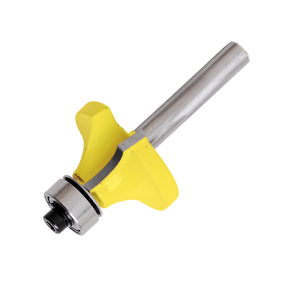 Broca para router de acero redondeadora con balero 1-1/2" zanco de 1/4" Surtek