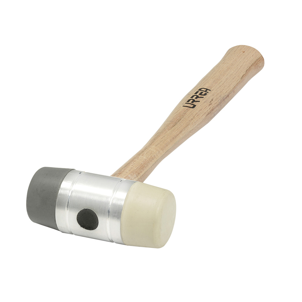Martillo con tapas plásticas intercambiables con mango de madera de 16", 13 oz Urrea