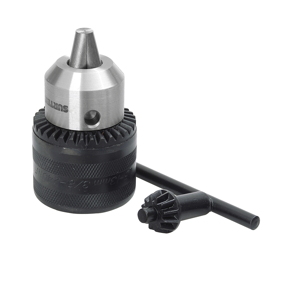 Broquero 1/2", rosca 3/8" - 24 NF con llave Surtek