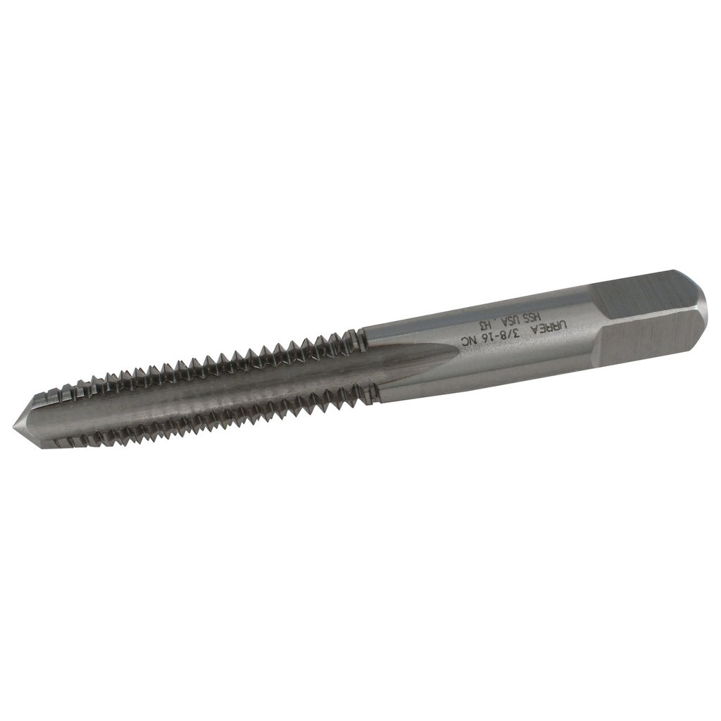 Machuelo de acero de alta velocidad 3/8"-16NC Urrea