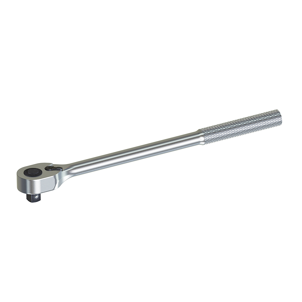 Matraca reversible cromada, quick release, para dado cuadro de 3/4" Urrea