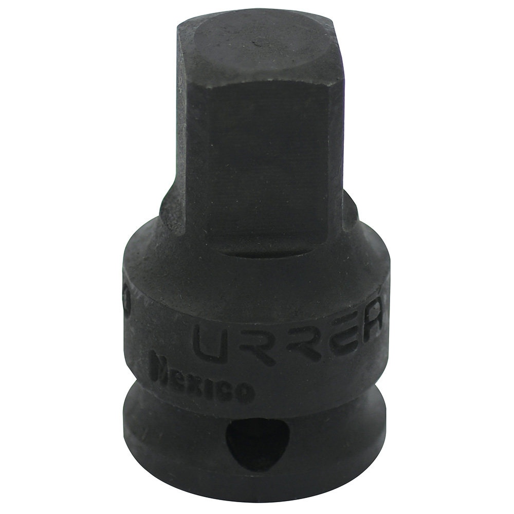 Adaptador con perno para dado de impacto cuadro de 3/8" hembra a 1/2" macho Urrea