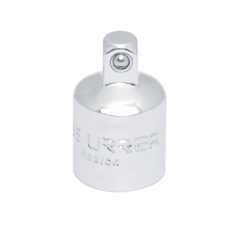 Adaptador para dado cuadro de 3/8" hembra a 1/4" macho Urrea