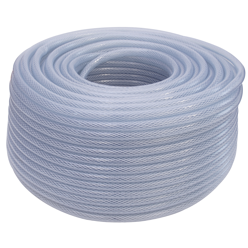 Manguera industrial tramada en rollo 1/4" x 100 m Surtek