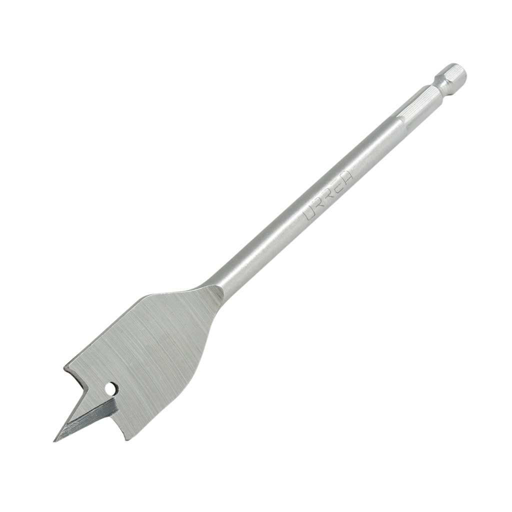 Broca para madera de acero al carbono tipo manita 1" zanco de 1/4" Urrea
