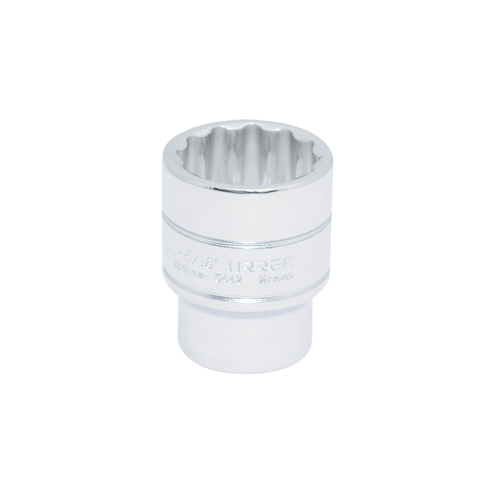 Dado cuadro de 1/2", 12 puntas, en pulgadas, 1-5/16" Urrea